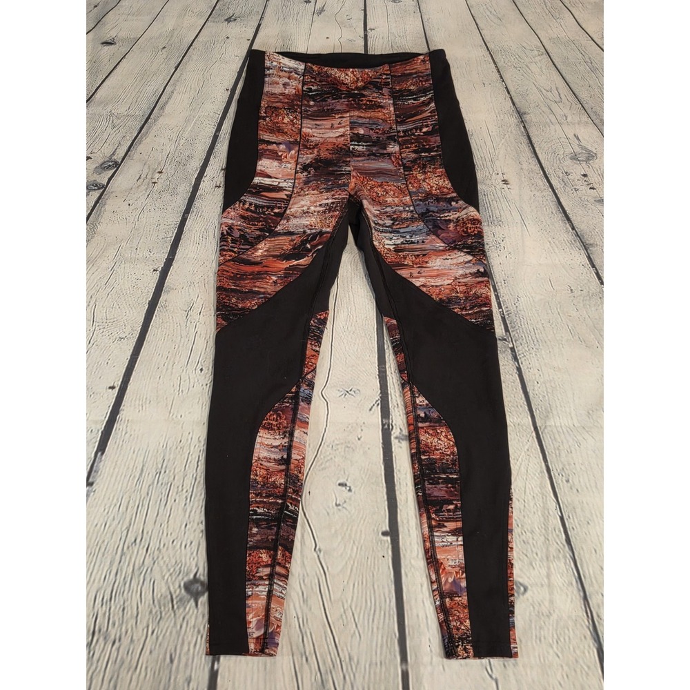 Lululemon Sweat & Repeat Tight *28"Black / Dahliascape Multi - Picture 2 of 6